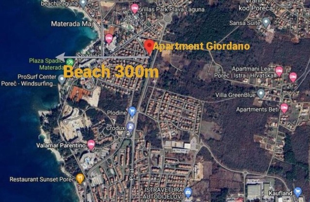 Apartment Giordano for max 4 Persons beach area 300m from the sea