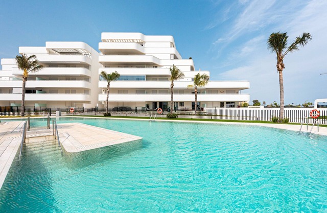 Apartamento 'Horus Beach Paradise' con vistas al mar, Wi-Fi y aire acondicionado