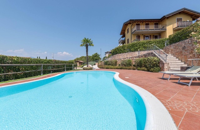 Apartamento 'Casa Bel Bosco' sobre el Lago de Garda con piscina climatizada, terraza y Wi-Fi
