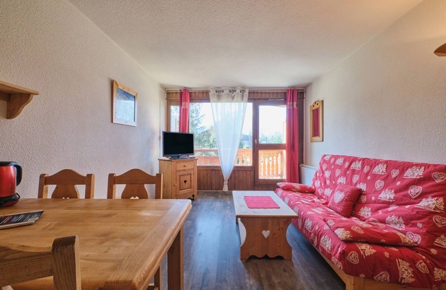Apartamento "La Montagne" con vistas a las montañas, balcón y Wi-Fi