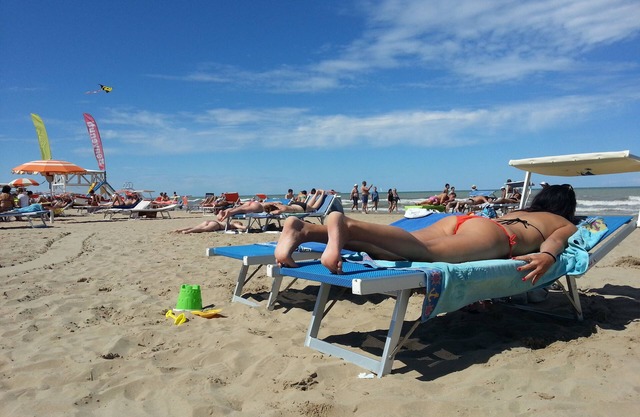 Apartment on the Beach with Balcony "Seaview" for up 7 Persons in Rimini