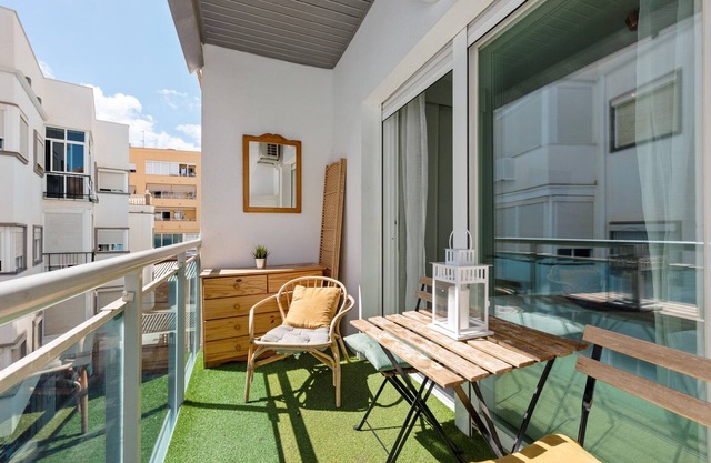 Apartamento 'Plata Centro' con terraza privada y aire acondicionado