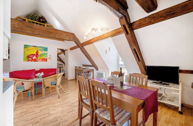 Apartamento 'Schwalbennest Auf Dem Weingut' con terraza compartida, jardín compartido y Wi-Fi