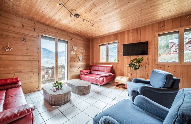 Apartamento 'Sherpa 2 - 14 Pers' con vistas a la montaña, terraza compartida y Wi-Fi