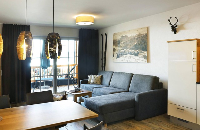 Apartment with a shared sauna and fitness