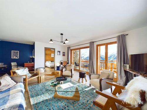 Appartement 5 pièces pour 8-10 pers, parking, proche pistes et commerces - FR-1-398-670