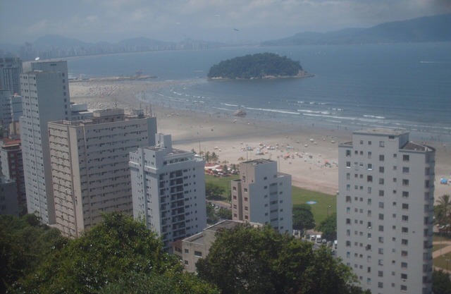 Apt fte beach con vista panorámica, 2 habitaciones, wifi, Aparecida Beach (canal 5)