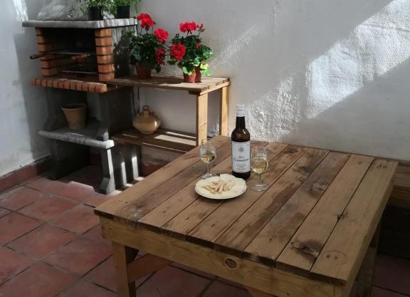 Apto con patio y barbacoa BBQ H de la Reina