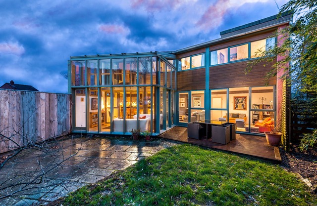 Arquitecto diseñado Eco House en pequeño pueblo en el Wye Valley Walk