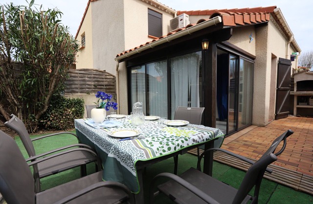 Argelès-sur-Mer bonita casa con terraza y piscina
