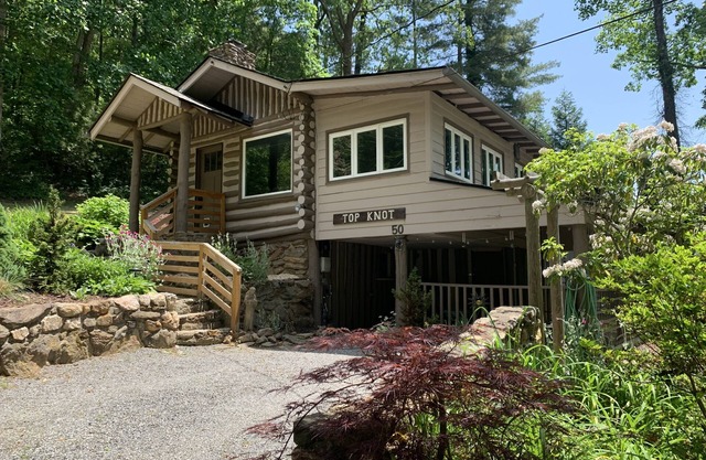 ¡¡Nuevo!! AVL Modern Vintage Cabin Retreat w / vistas a la montaña