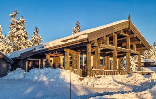 Awesome Home In Sjusjøen With Sauna