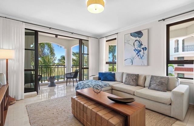 The Country Club Residences at Grand Reserve | Balcony with Beach & Golf Course Views | by Otium
