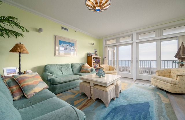 Beach House 101 is a beautiful, first floor Oceanfront condo located on 142nd st