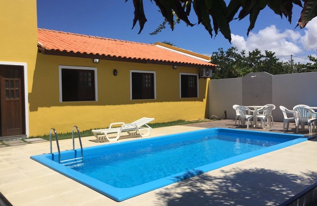 Casa de playa en el condominio Aldeas do Jacuipe con vistas al mar y c piscina