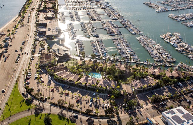 Suite frente al mar en la isla Shelter de San Diego
