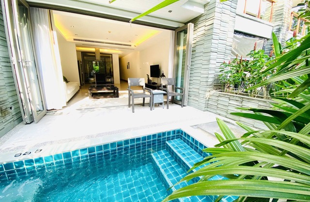Apartamento frente al mar de 2 habitaciones y 2 baños, piscina privada a 50 metros de la playa de Naithon