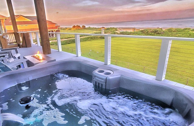 Frente a la playa: jacuzzi, cine en casa, hoguera
