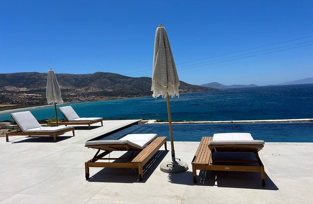 Beachfront luxury villa in Naxos - Agiassos - Cyclades