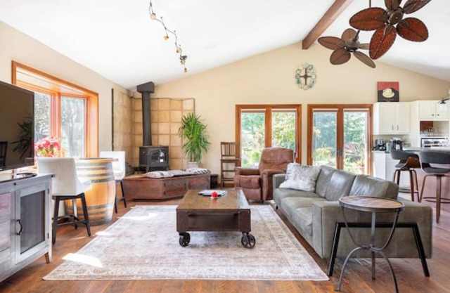 Beautiful home bordered by vineyards with lots of outdoor space and amenities!