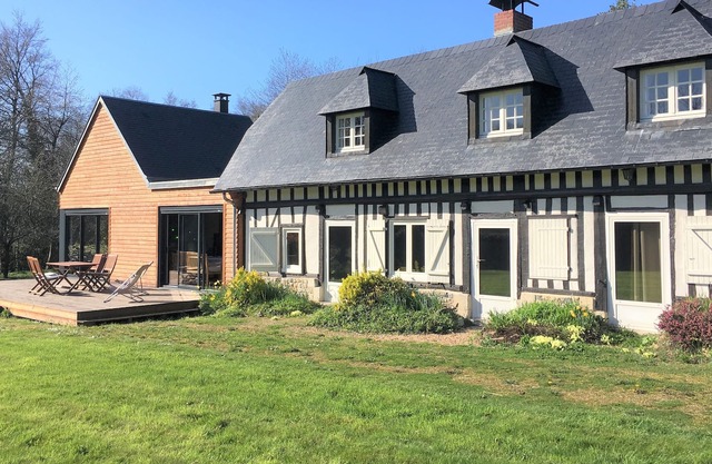 Hermosa casa de campo normanda cerca de Honfleur 6 personas