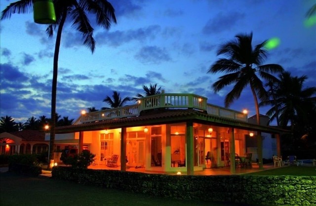 Hermosa villa frente al mar en la bahía de Cabarete con impresionantes vistas