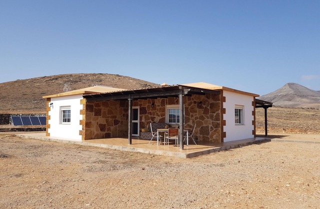 Precioso bungalow con vistas a la montaña.