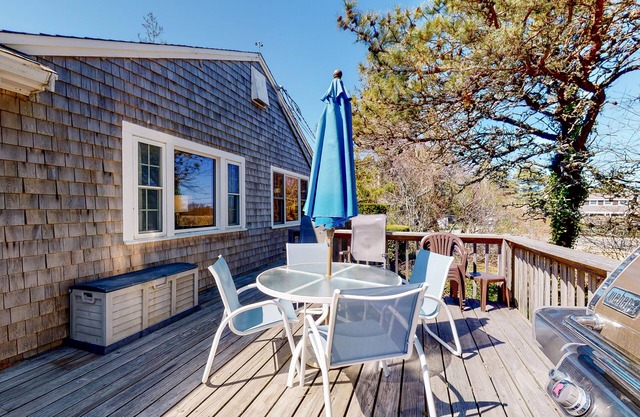 Beautiful home with ocean-view, patio, grill, W/D, & close to Nauset Beach