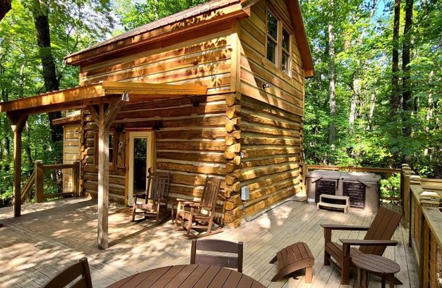 Beehive Treehouse, Hot Tub, WIFI, Barnwood Builders Homemade History episode!