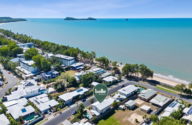 Oasis tropical junto a la playa en Clifton Beach