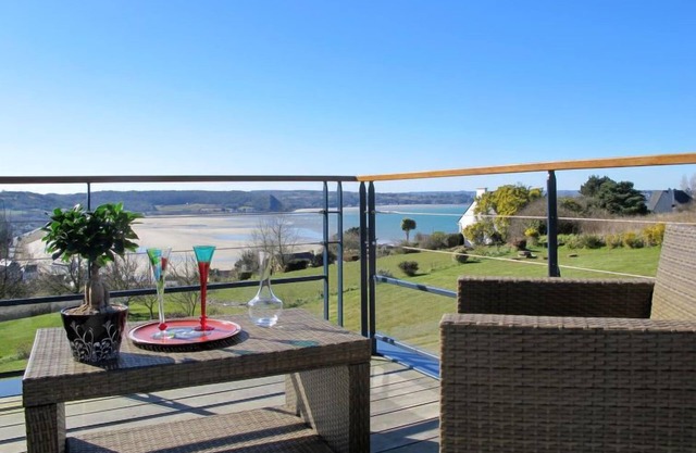 Apartamento Belle vue sur mer (SMH100) en St Michel-en-Grève - 4 personas, 2 dormitorios