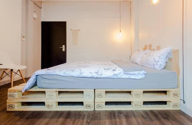 Habitación doble Boho con baño privado