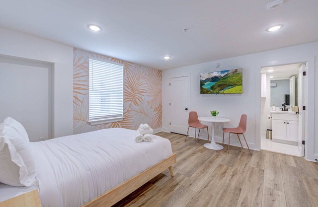 Boho Flamingo Studio Apartment