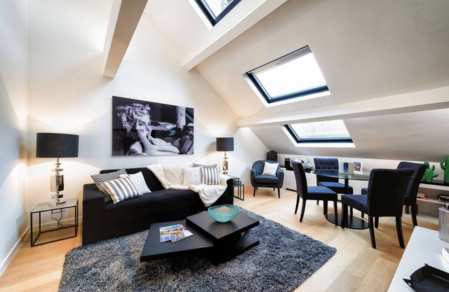 Apartamento luminoso y de diseño en el último piso - Quartier Louise