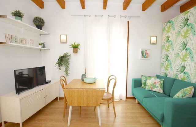 Luminoso Estudio en Palma Centro con Balcón, Wifi, Aire Acondicionado, Cómodo