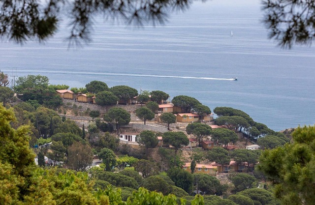 Bungalow en Calella con vistas al mar y montaña