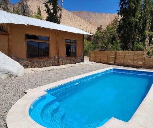 Cabaña con piscina privada
