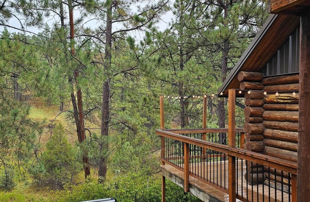 cabin in the woods with Hottub