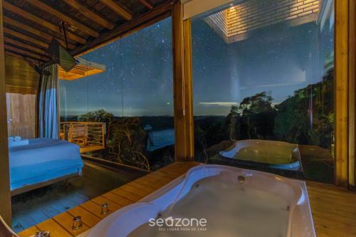 Cabaña con Vista a la Sierra en Anitápolis VST032