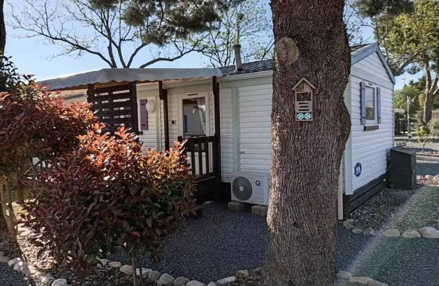 Camping l'Olivier *** - Mobile Home Luxe 3 Habitaciones 4 personas