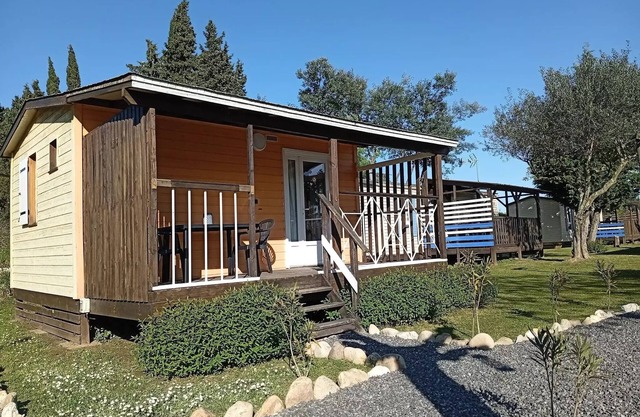 Camping l'Olivier *** - Chalet 2 piezas 2 personas