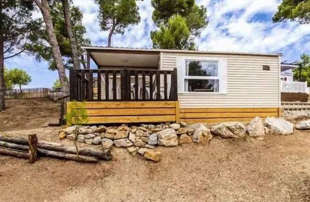 Camping Le Bois De Pins ** - Mobilhome para 6 personas