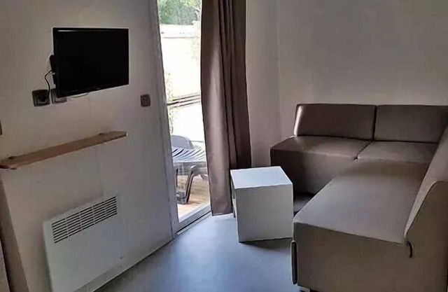 Campsite Verdon Parc***** - Mobile home Premium 3 rooms 4 people air-conditioned - TV