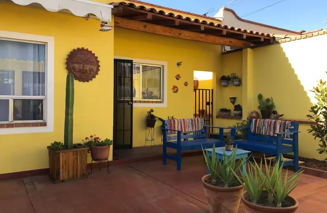 Canary house. 2BR/2BA Pets are welcome.