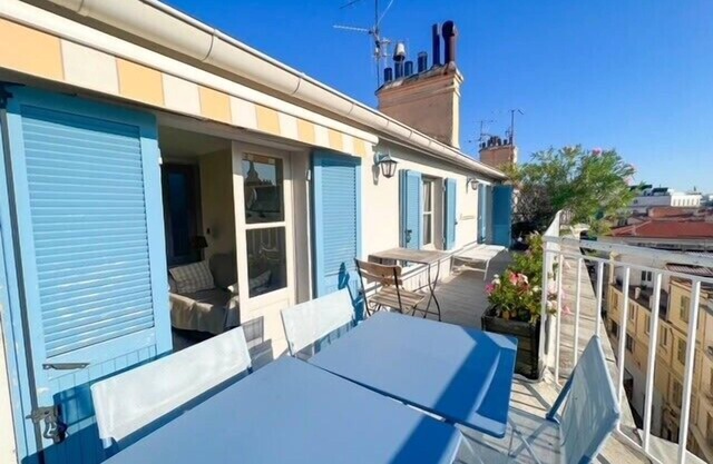 Cannes: duplex Apartment 1 minute from the Palais: 5 bedrooms with terraces