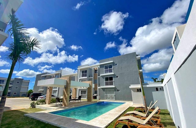 Caribbean-style apartment with pool in Punta Cana