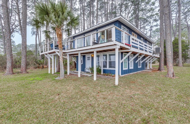 Carrabelle Retreat w/ Boat Dock + Views of Gulf!