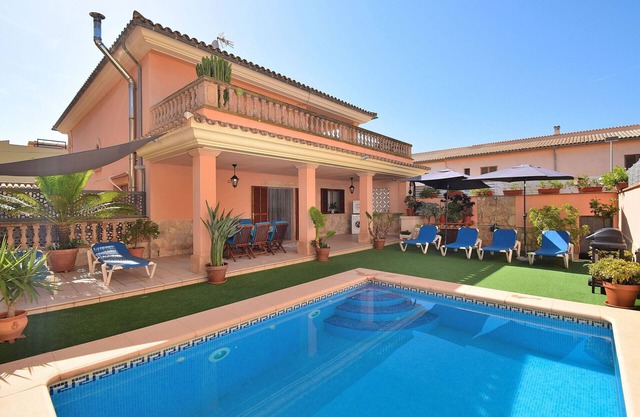 Cas Barber 226 fantástica villa con piscina privada, terraza, barbacoa y WiFi
