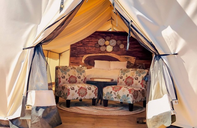 Glamping con comodidad