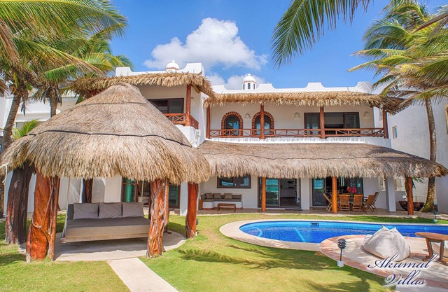 Casa Magica, Jade Bay Akumal, ¡Magnífica villa frente al mar!